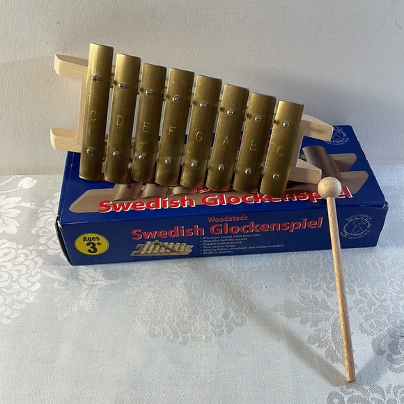 Other - WOODSTOCK Swedish Glockenspiel Solid Brass Bar 8 Note Diatonic 7 Note Pentatonic
